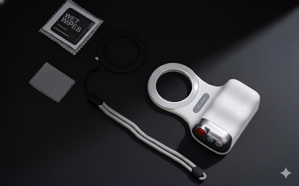 TELESIN Fun Shot Poignée Photo Magnétique pour Smartphone